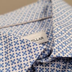 Peter Millar Lenox Crown Lite Cotton Stretch Button Up Sport Shirt - XL